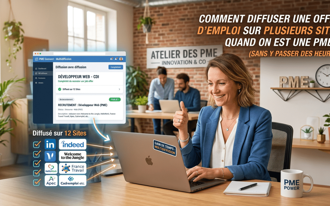 Comment diffuser une offre d’emploi sur plusieurs sites quand on est une PME ? (sans y passer des heures)
